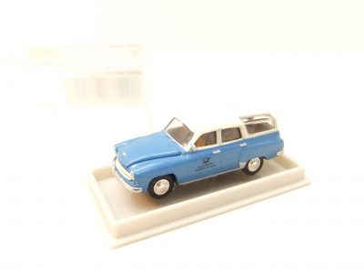 Brekina 018091 HO Wartburg Kombi 311  Camping Deutsche Post Studiotechnik DDR