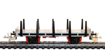 BTTB/Zeuke TT 2-achs. Schienentransportwagen (10 Stahlrungen)