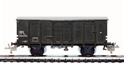 Zeuke TT Ged. Güterwagen Flachdach  SNCF Ep.III