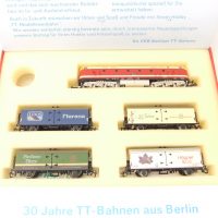 BTTB 545/01620  TT Set Di-Lok BR 119 DR mit 4 Güterwagen “ 30 Jahre TT-Bahn „