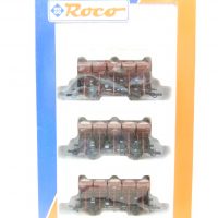 Roco 44074 HO Güterwagen-Set   Muldenkippwagen 3-teilig DB Ep.IV