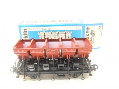 Märklin 4635 HO 2-achs. Muldenkippwagen DB Ep.IV – Bild 2