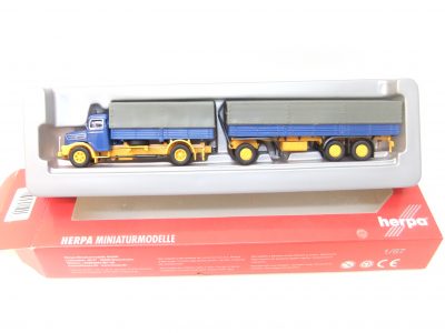 Herpa/Albedo 150996 HO  LKW  MAN F8 Hauber   Lastzug