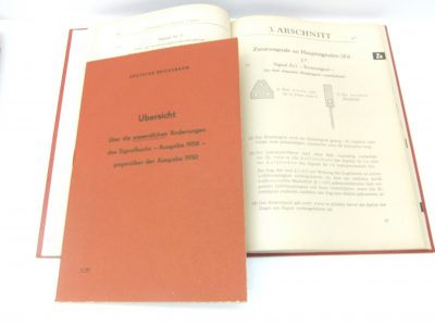 Deutsche Reichsbahn  Signalbuch  (SB)  Ausgabe  1958 – Bild 2