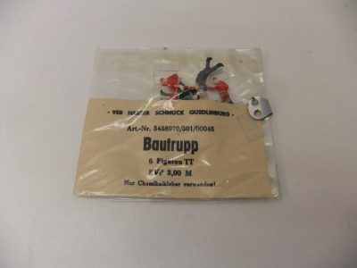 DDR Produktion TT  6 Figuren Bautrupp