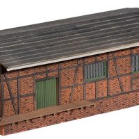 Noch 66102 HO Laser-Cut Bausatz  Güterschuppen „Tannau“(Berg)