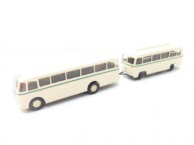 BEKA/Espewe HO Ikarus 556 Bus mit Anhänger "Leipziger Verkehrsbetriebe" – Bild 2
