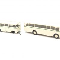 BEKA/Espewe HO Ikarus 556 Bus mit Anhänger „Leipziger Verkehrsbetriebe“