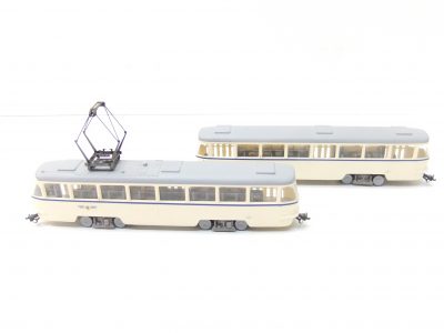 Herrmann&Partner 23257 HO Straßenbahn Tatra T4d mit Beiwagen "Leipziger Verkehrsbetriebe" – Bild 3