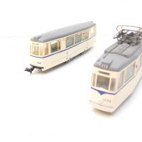 Herrmann&Partner HO Straßenbahn mit Beiwagen Bauart ET54/EB54 „Leipziger Verkehrsbetriebe“