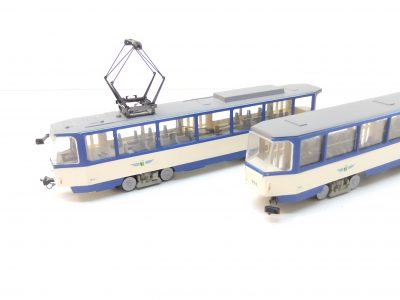 Herrmann & Partner HO Straßenbahn Tatra Kt4d "Leipziger Verkehrsbetriebe" mit Antrieb – Bild 3