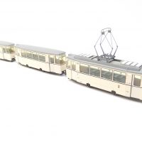 Herrmann&Partner 14219B HO StraßenbahnET54 mit 2 BeiwagenEB54 „Leipziger Verkehrsbetriebe“