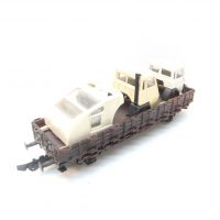 Roco 46031 HO 2-achs. Rungenwagen DB Ep.IV mit Beladegut