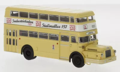 Brekina 61202 HO Bus Do 56 BVG Berlin 1957 "Industrieladen STALINALLEE"