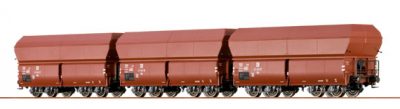 Brawa 47028 HO  3er Set Selbstentladewagen  OOt  DR  Ep.III