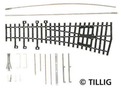 Tillig 82431 HO  Bausatz einfache Weiche rechts