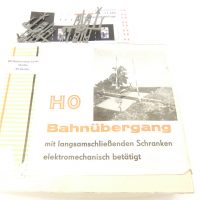 Modellbahn-Zubehör Glauchau  HO Bahnübergang mit langsam schließenden Schranken