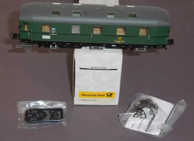 Dingler 010042 HO Bahnpostwagen Deutsche Bundespost Ep.IV  "Sonderserie Dt.Post Philadelie"