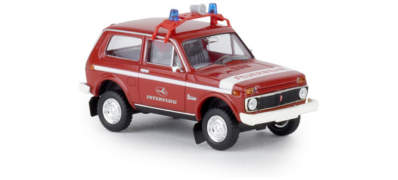 Brekina 27237 PKW Lada Niva Feuerwehr "Interflug"