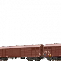 Brawa  48386 HO  3er Set  4-achs. G-Wagen Bauart Gags-v  DR Ep.IV