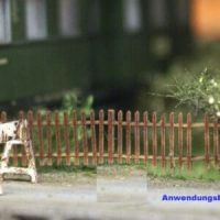 MEHBU -Lasertechnik HO  BS  2x Lattenzaun