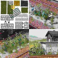 Busch 1252 HO Unkraut-Set