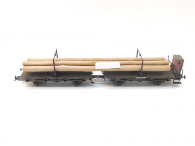 Fleischmann 5223 HO Drehschemelwagen-Set mit Holzladung DRG  Ep.II