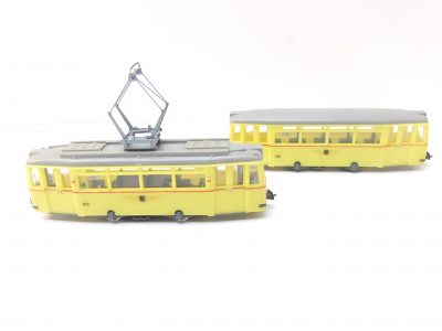 Herrmann&Partner 14219B HO StraßenbahnET54 mit 1 BeiwagenEB54 "Dresdner Verkehrsbetriebe" – Bild 2