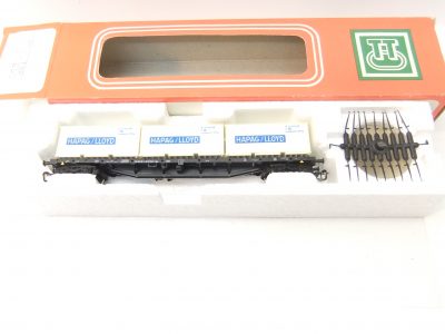 BTTB/Tillig  TT 4-achs. Niederbordwagen mit Container "Hapag-Loyd" – Bild 2