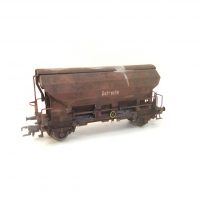 LIMA HO 2-achs. Schwenkdachwagen DR Ep.IV  Betriebsverschmutzt