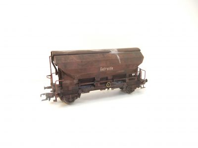 LIMA HO 2-achs. Schwenkdachwagen DR Ep.IV  Betriebsverschmutzt