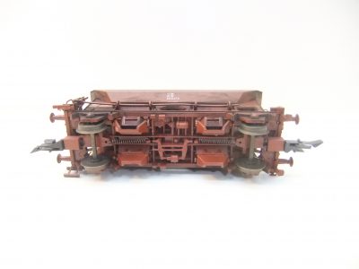 Roco 76171 HO Selbstentladewagen Bauart Fcs DR Ep.IV mit Ladegut – Bild 3
