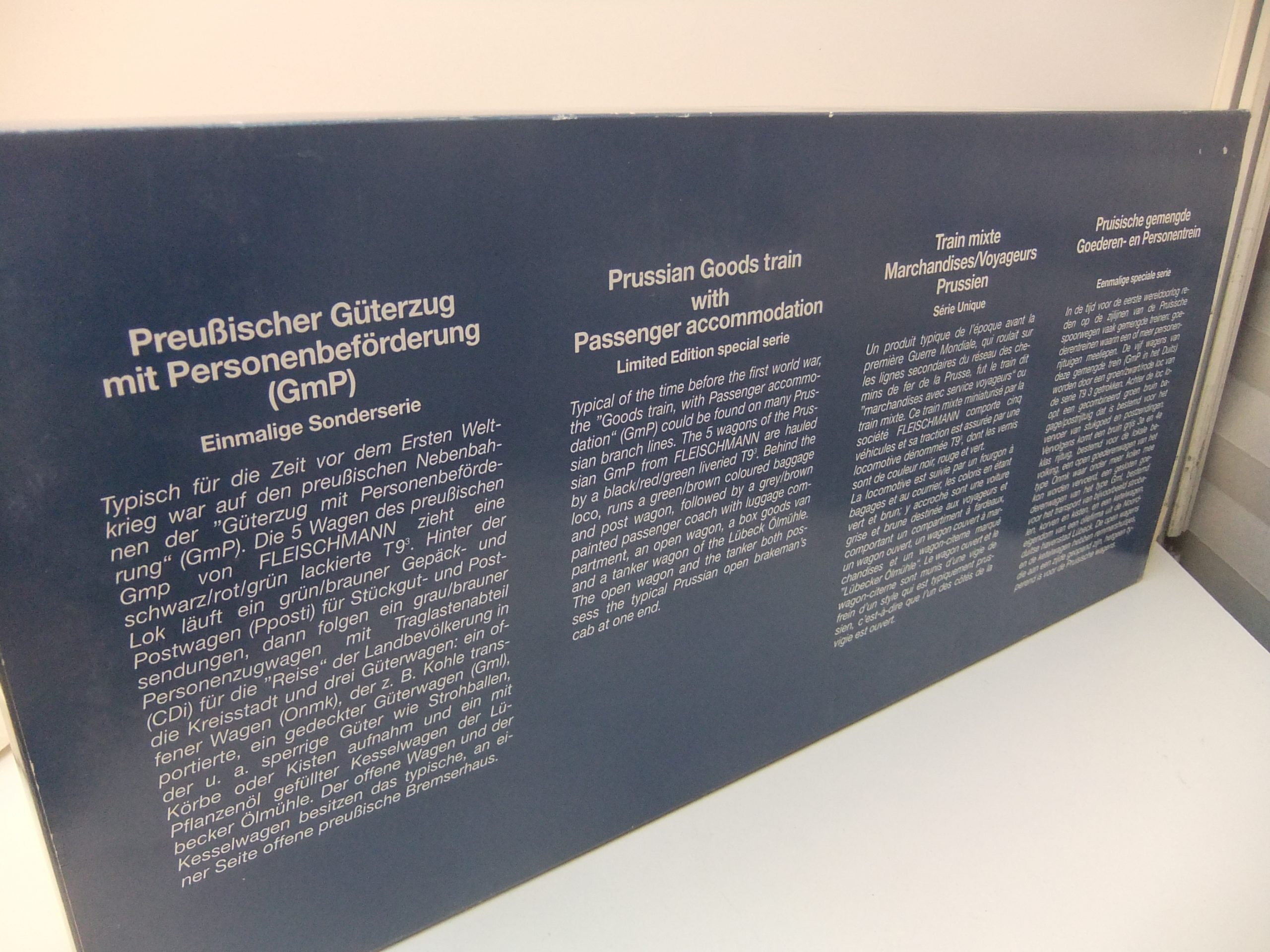 Fleischmann 4895 HO Leerverpackung (Preußischer Güterzug mit Personenbeförderung) – Bild 2