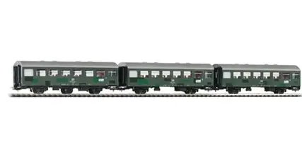Piko 58358 HO Personenwagen-Set  Reko Wagen mit Flicken DR  Ep.IV