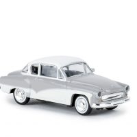 Brekina 27158 HO PKW Wartburg 311  Coupe  grau/weiß