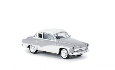 Brekina 27158 HO PKW Wartburg 311  Coupe  grau/weiß