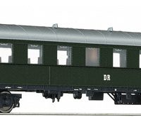 Fleischmann 5798K HO 4-achs. Eilzugwagen 2.Kl.  DR Ep.III