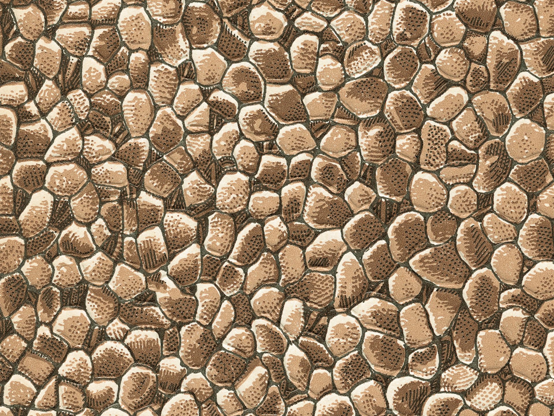 Auhagen 50503 HO/TT  10 Dekorpappen Bruchsteinmauer