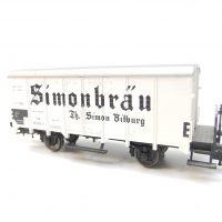 Fleischmann  HO  Kühlwagen mit Bremserbühne DRG Ep.II  „Simonbräu“ Bitburg