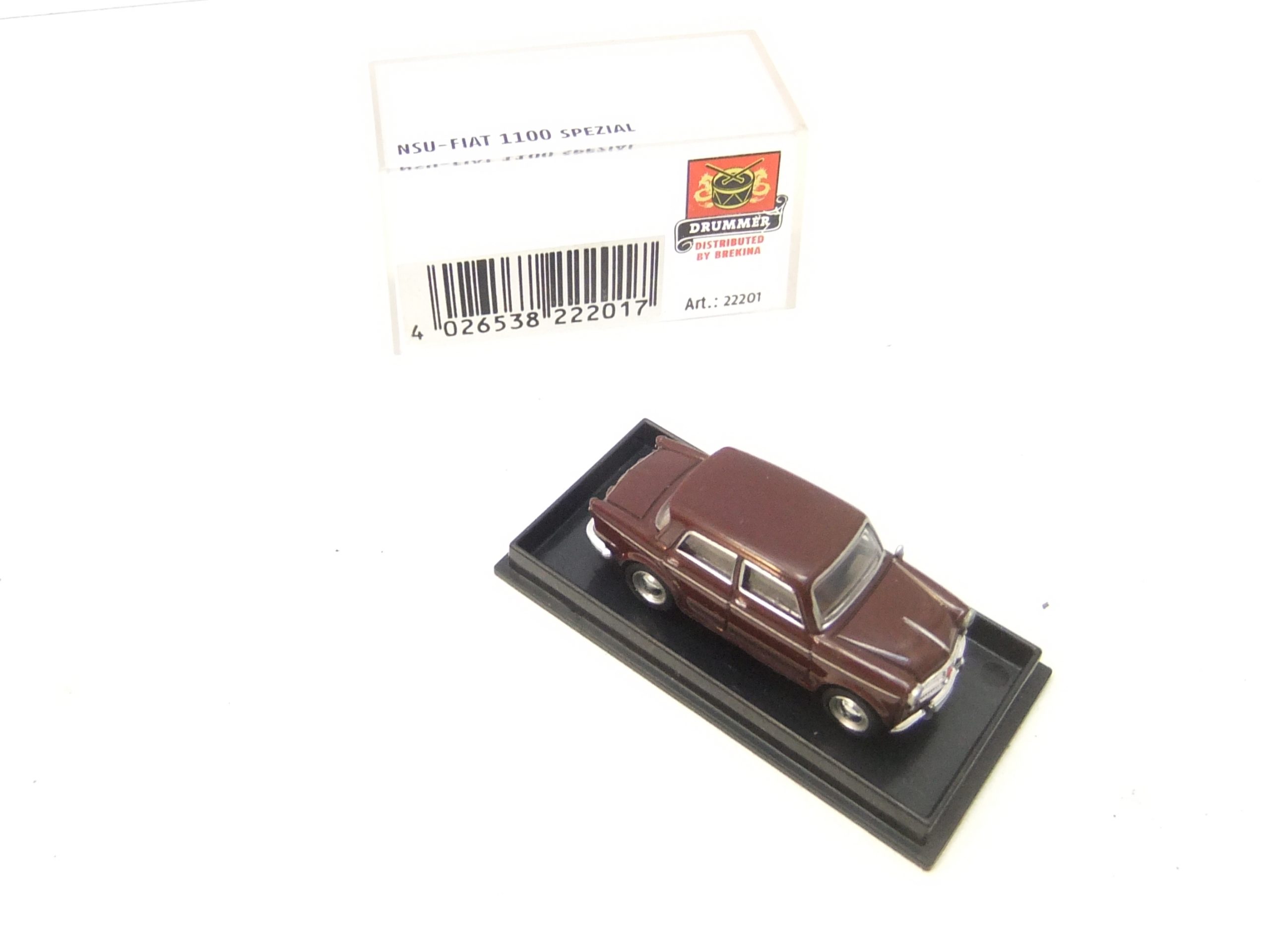 Brekina 22201 HO PKW NSU-Fiat 1300 Spezial "Drummer Edition" – Bild 2