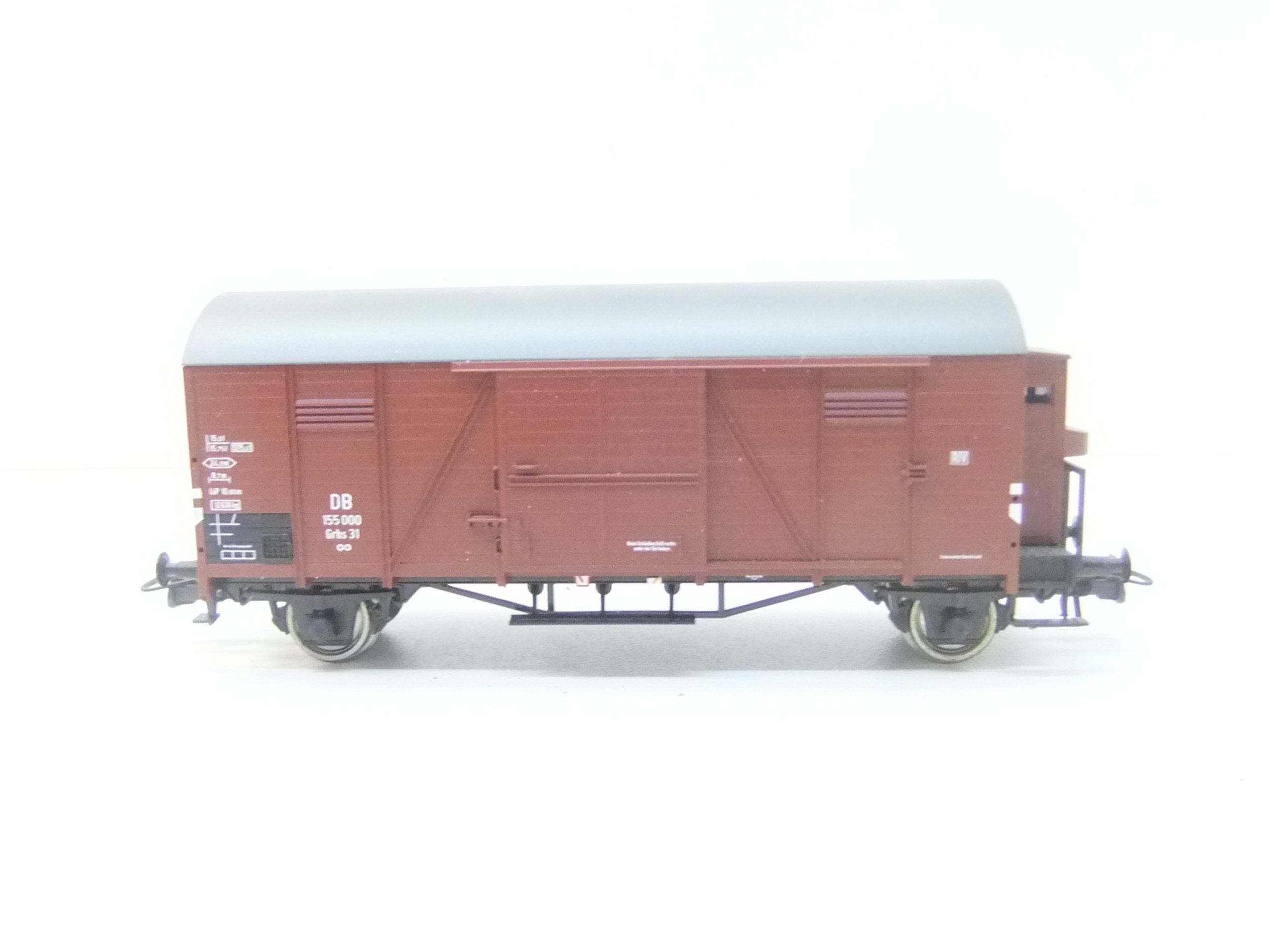 Roco 74091B HO 2 achs. G-Wagen mit Bh. Gattung Grhs 31 DB Ep.III "Postzug" – Bild 2