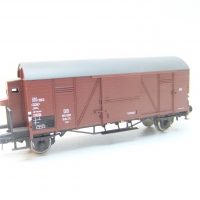 Roco 74091B HO 2 achs. G-Wagen mit Bh. Gattung Grhs 31 DB Ep.III „Postzug“