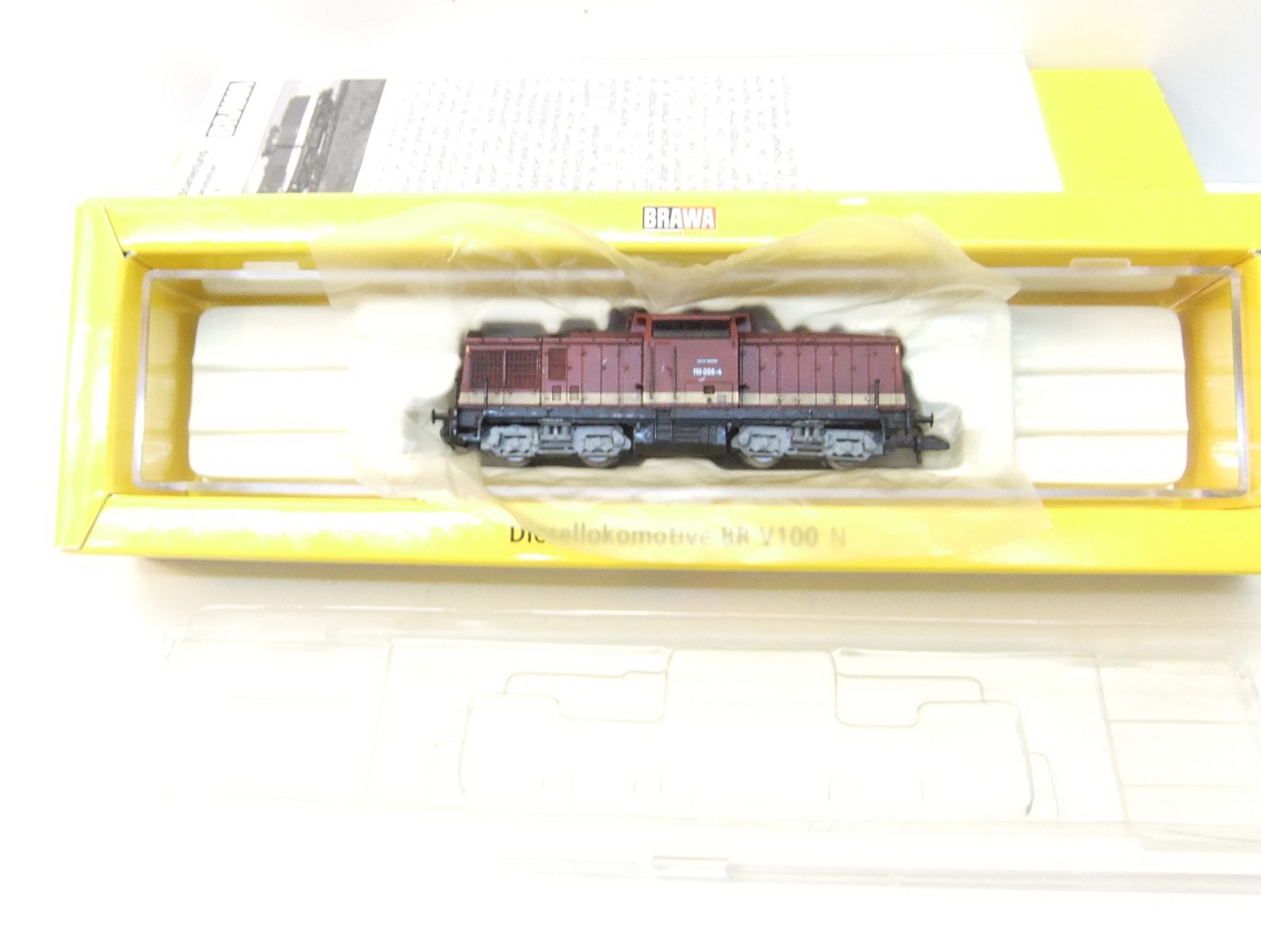 Brawa 61102 N-Spur Di-Lok BR 110 006-4 DR Ep.IV --Faulhabermotor --