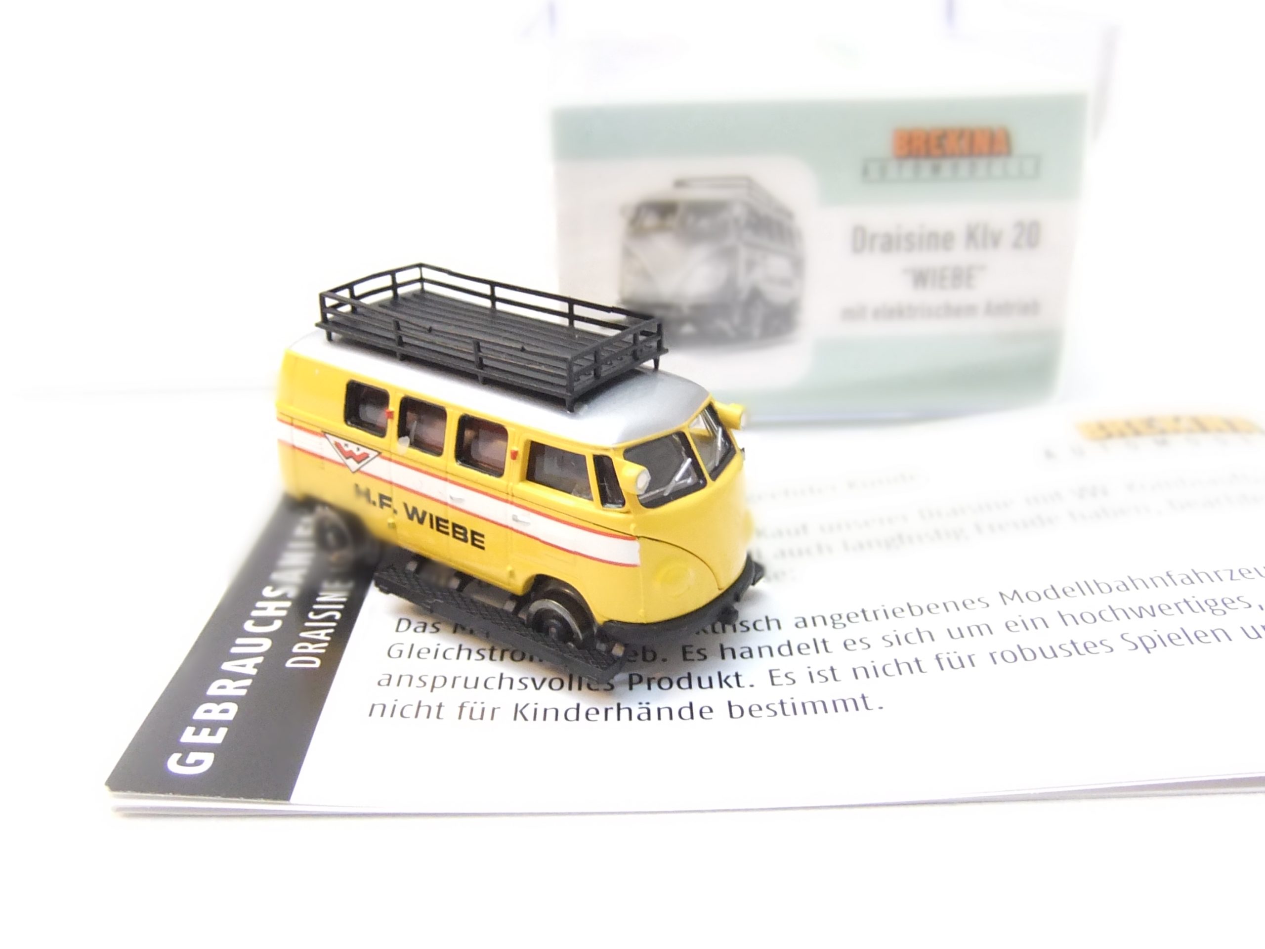 Brekina 247301 HO VW Draisine "Wiebe" DB Ep.III – Bild 2