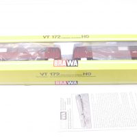 Brawa 0542 HO Schienenbus BR VT 2.09 105 mit BW DR Ep.III