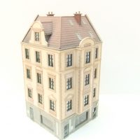 Faller HO Großes Eckhaus mit Ladengeschäft