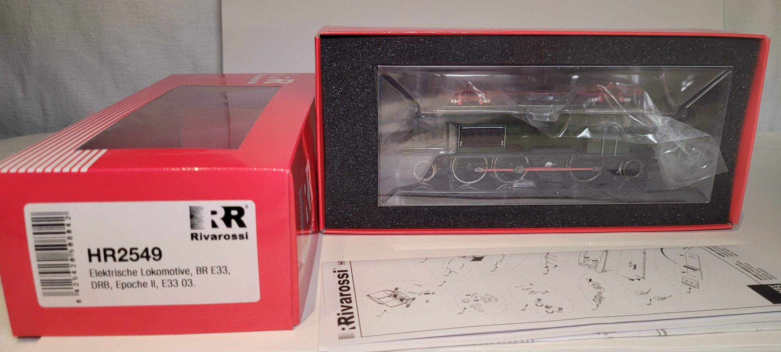 Rivarossi HR2549 HO E-Lok BR E33 DRG Ep.II