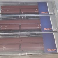 Roco 66137 HO  3er Set  4-achs. Selbstentladewagen DR Ep.IV