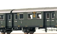 Brawa 2422 HO  Doppeleinheit Personenwagen 3. Kl. Bauart Ci und Ci Wü 29  DRG Ep.II