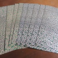 Auhagen  HO/TT  10 Dekorpappen Bruchsteinmauer